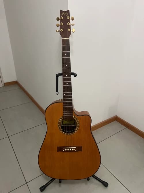 Guitarra Electroacústica Gracia 115 EQ incluye estuche y pie